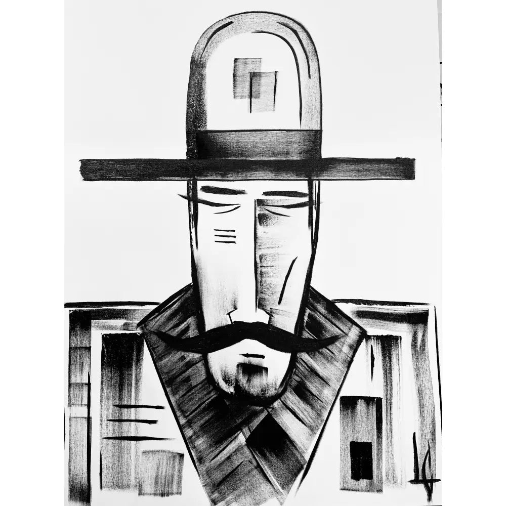 Man in Hat 550 - Large Collection