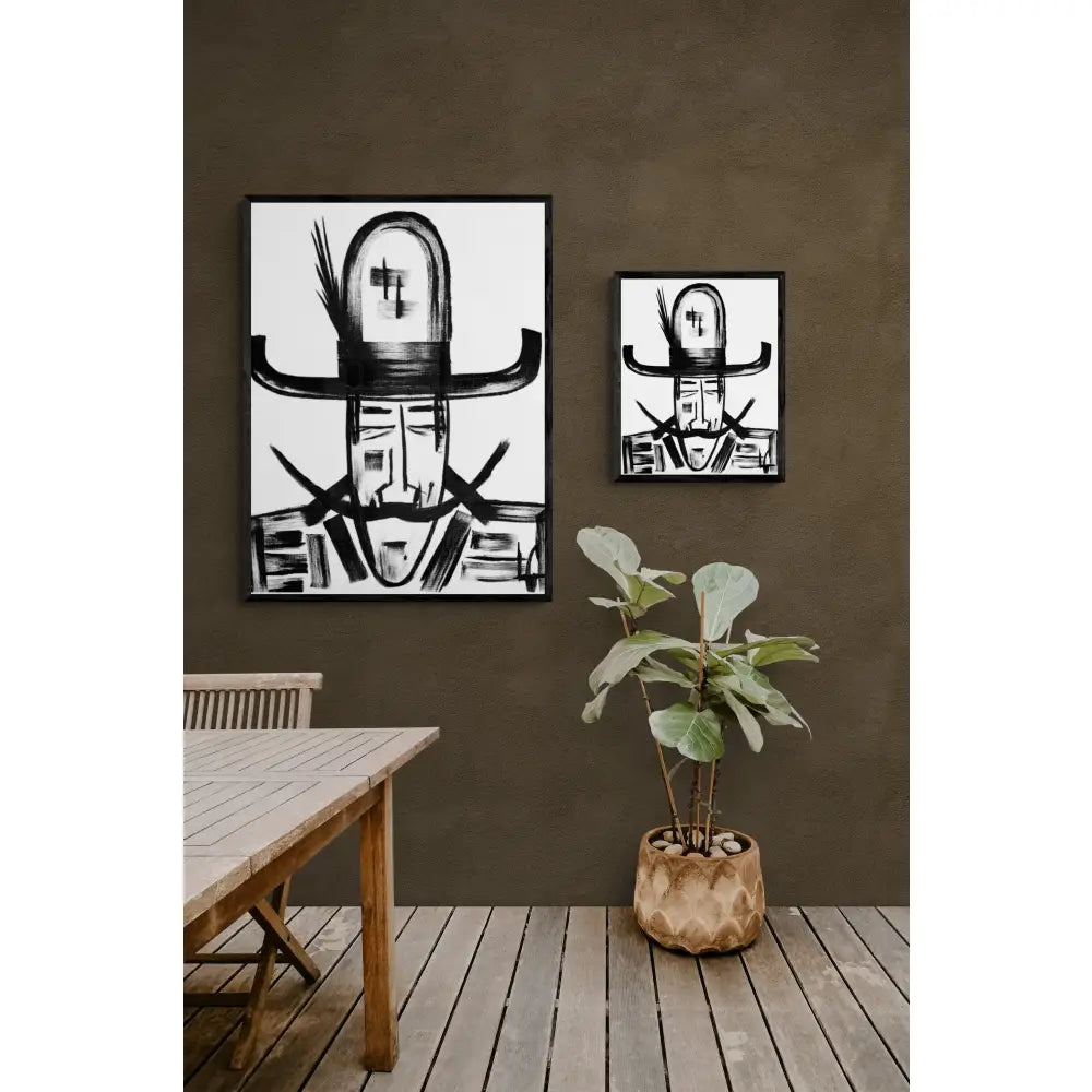 Man in Hat 711 Print - 16’x20’ - Prints