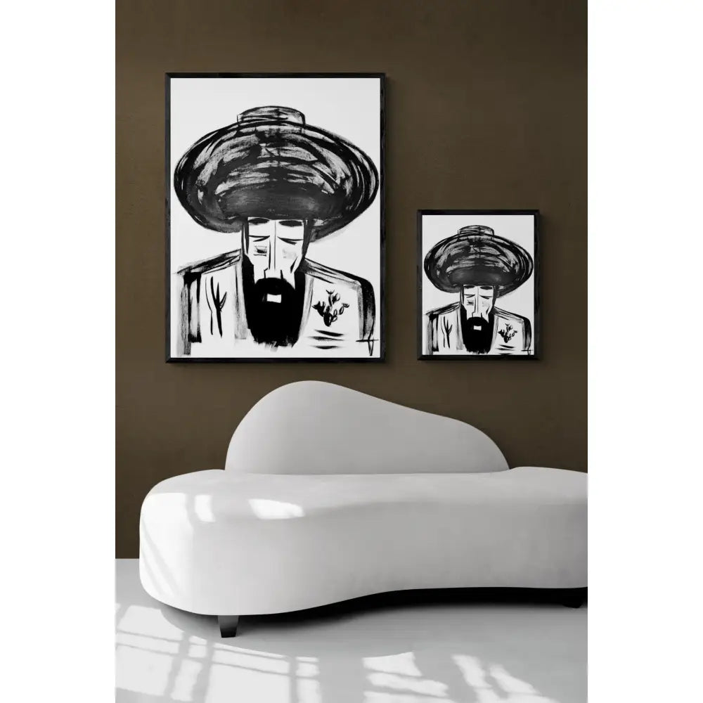 Man in Hat 848 Print - 16’x20’ - Prints