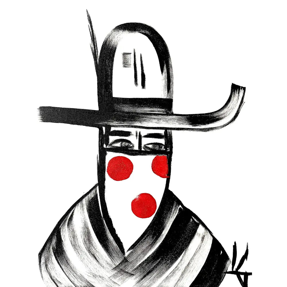 Man in Hat 906 Print - Prints