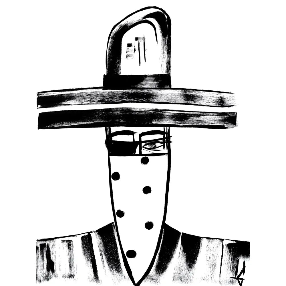Man in Hat 994 - Large Collection