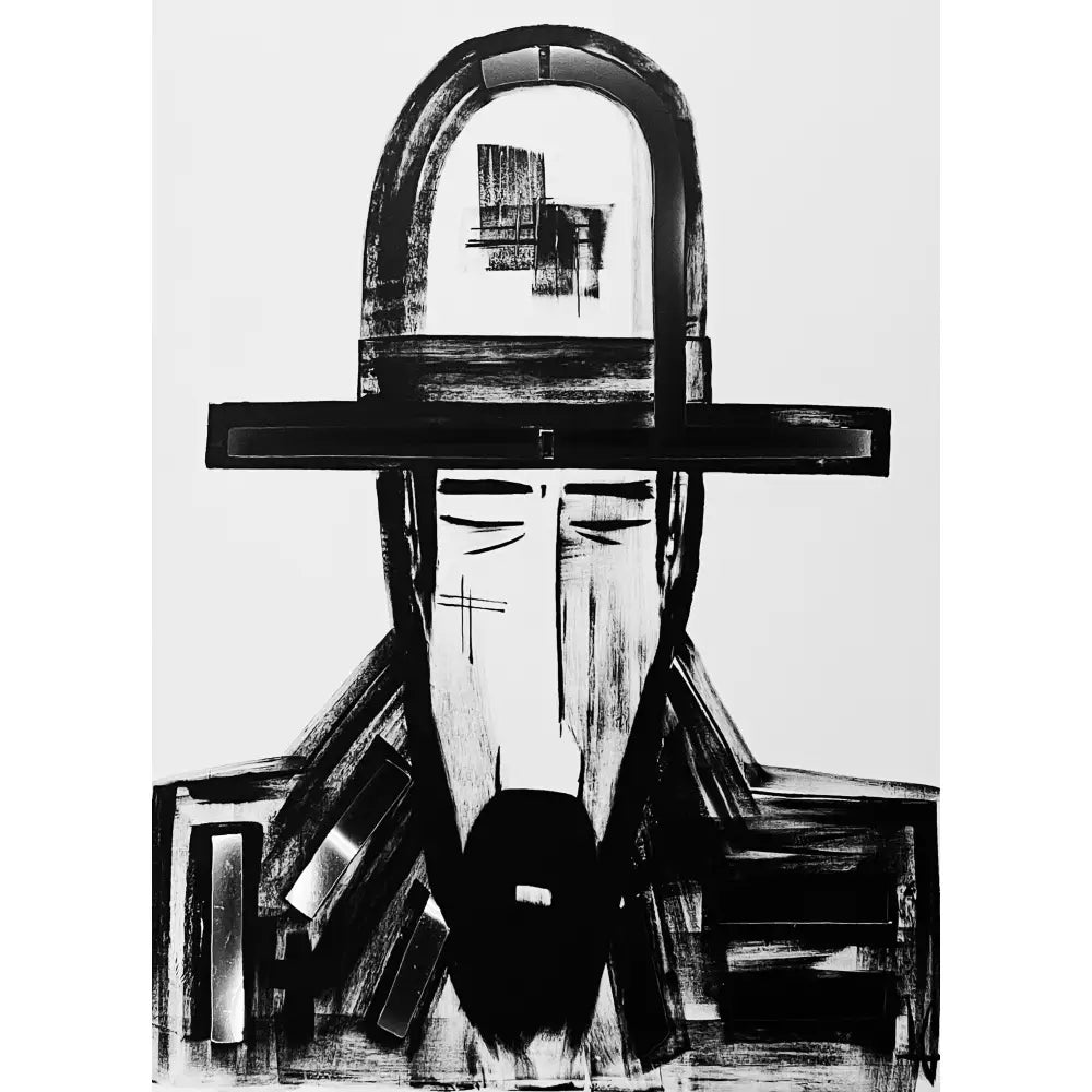 Man in Hat Lit 02 - Large Collection