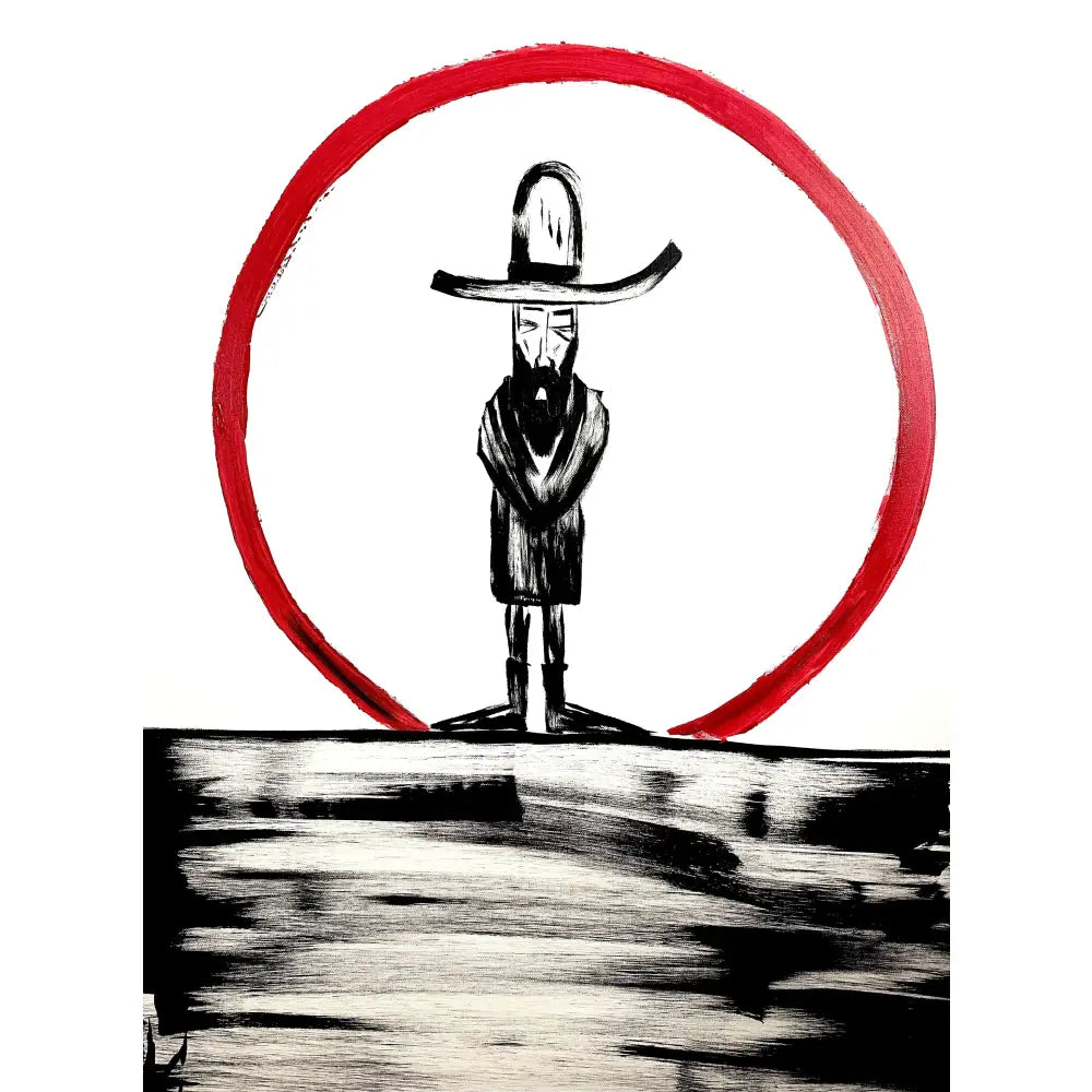 Man in Hat Standing 21 - Available Collection