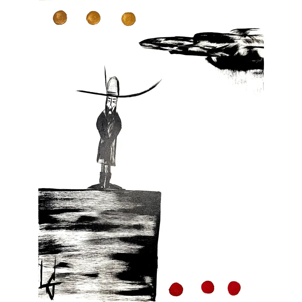 Man in Hat Standing 22 - Available Collection