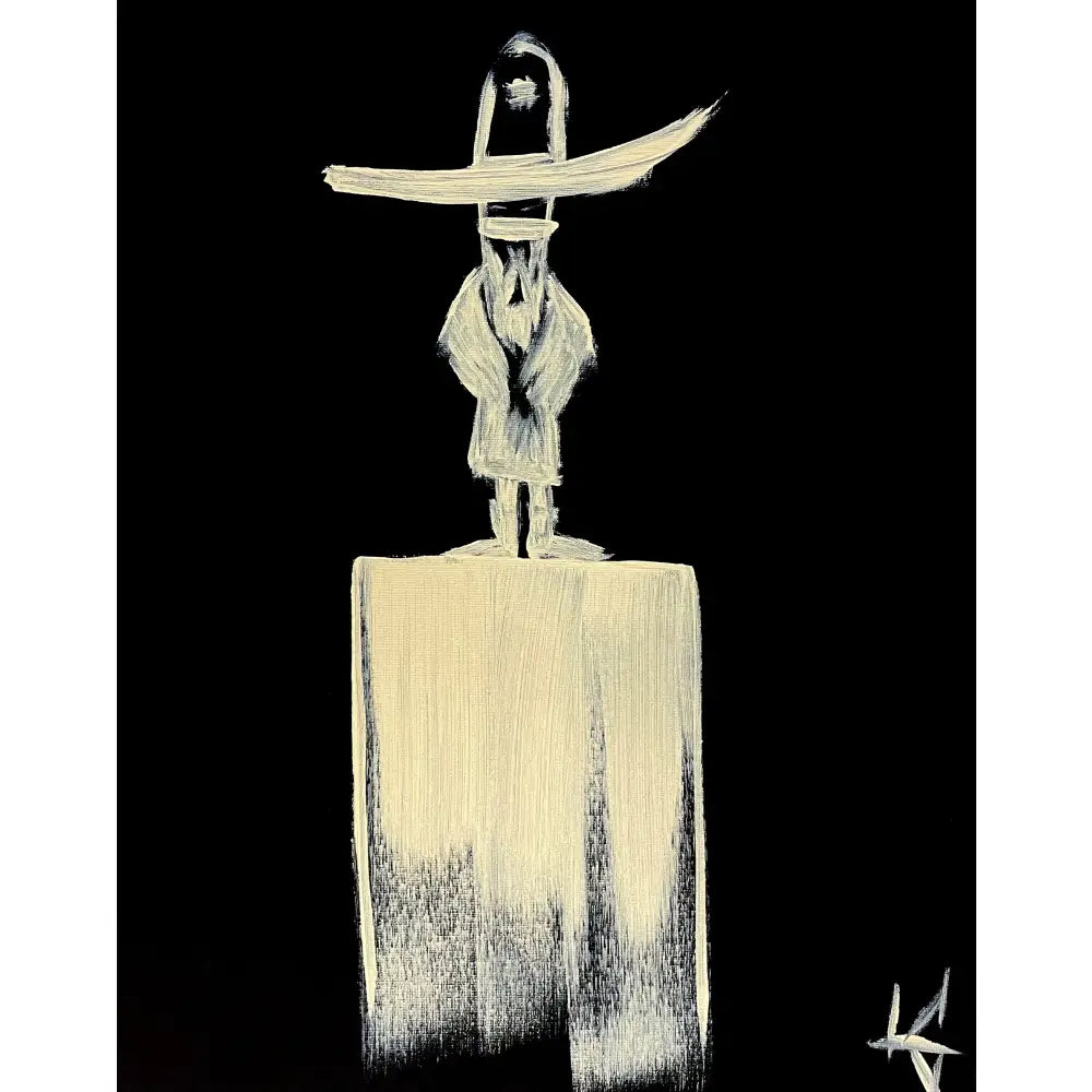 cowboy standing art