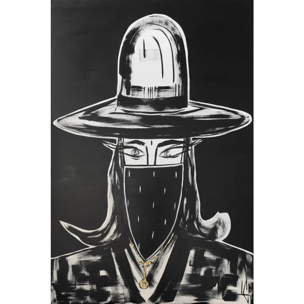 Woman in Hat 033