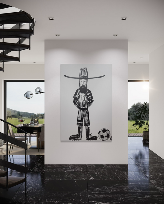 Man in Hat Standing 053