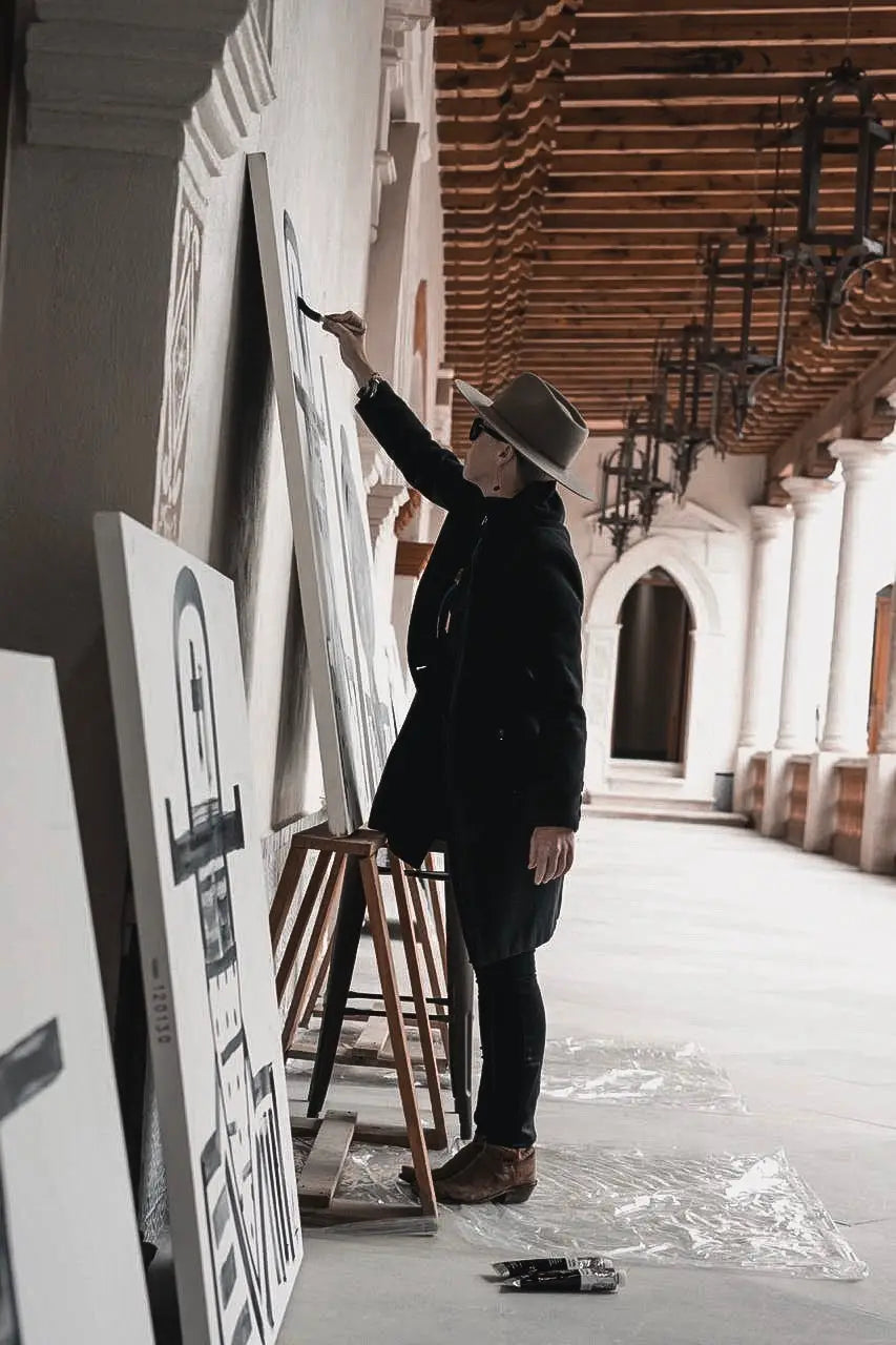 An American artist in a Mexico City Exhibit