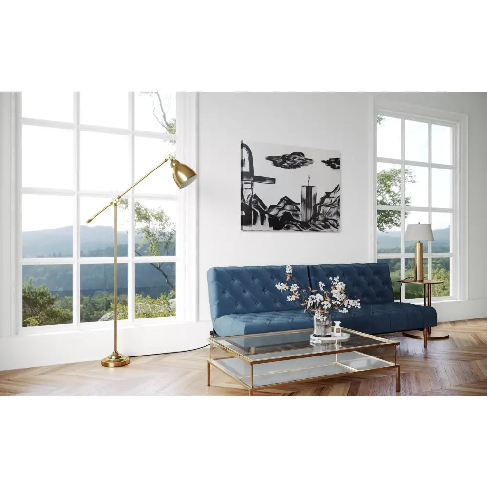 Cowboy Landscape - Right Painting (Triptych)