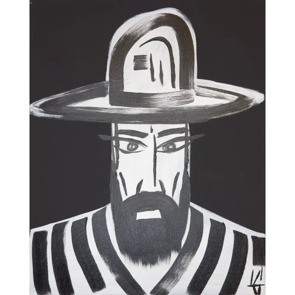 Man in Hat 1098