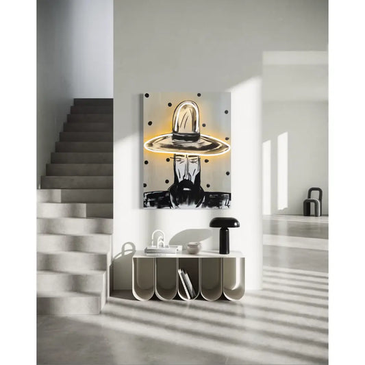 Man in Hat 1176 Neon