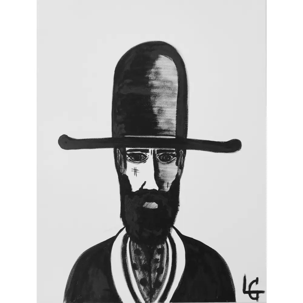 Man in Hat 340 | Medium - Large Collection