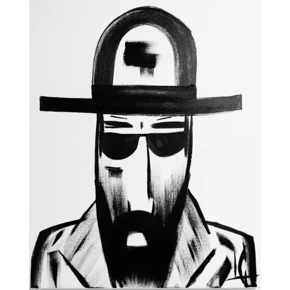 Man in Hat 485 - Sold Work