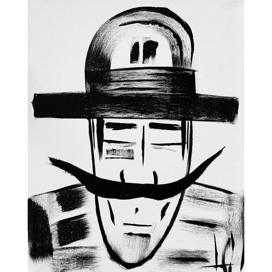 Man in Hat 679 - Sold Work