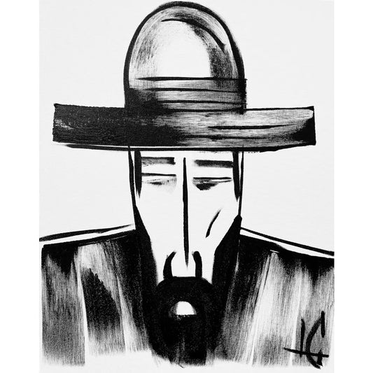 Man in Hat 681 - Sold Work