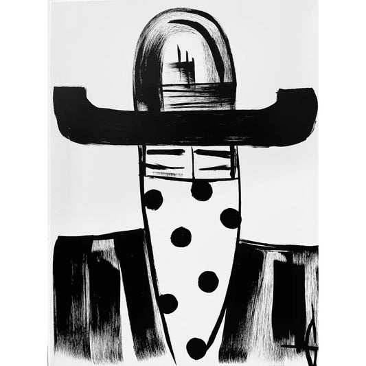 Man in Hat 683 - Sold Work