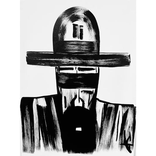 Man in Hat 684 - Sold Work