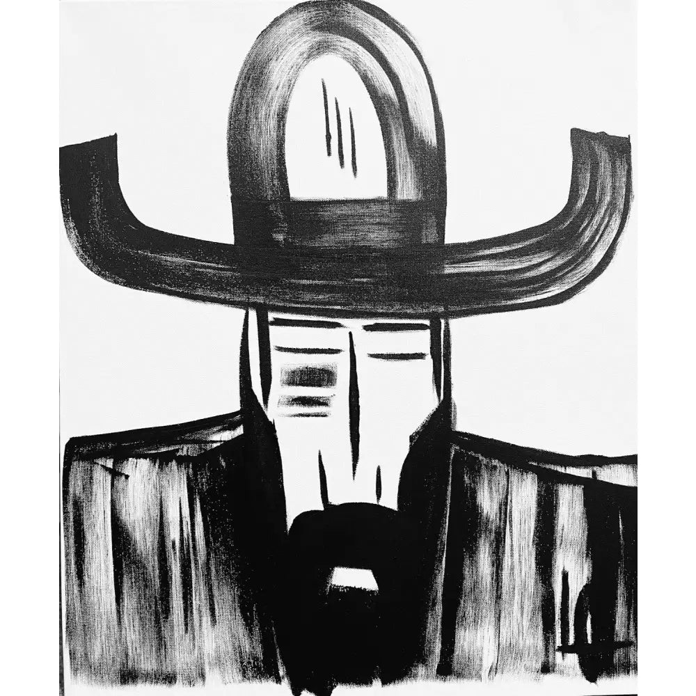 Man in Hat 716 - Sold Work