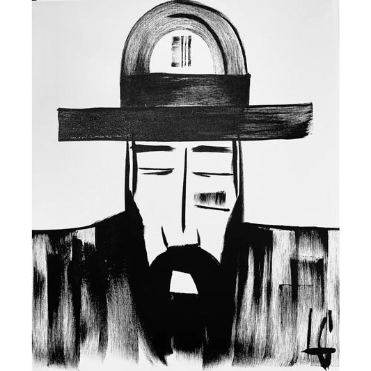 Man in Hat 719 - Sold Work