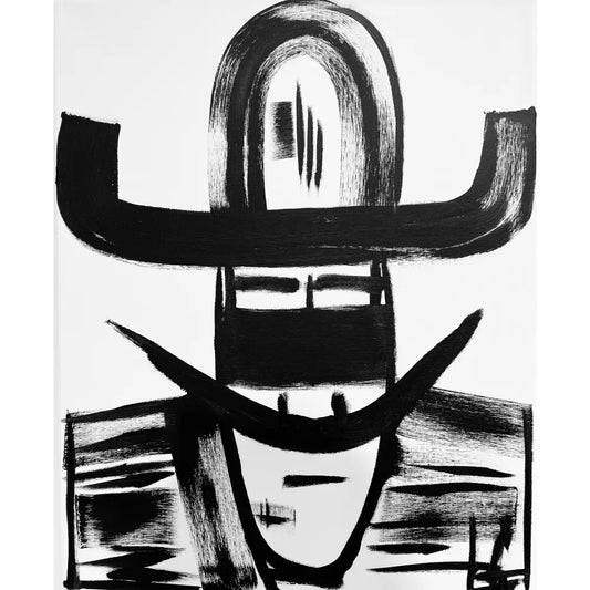 Man in Hat 740 - Sold Work