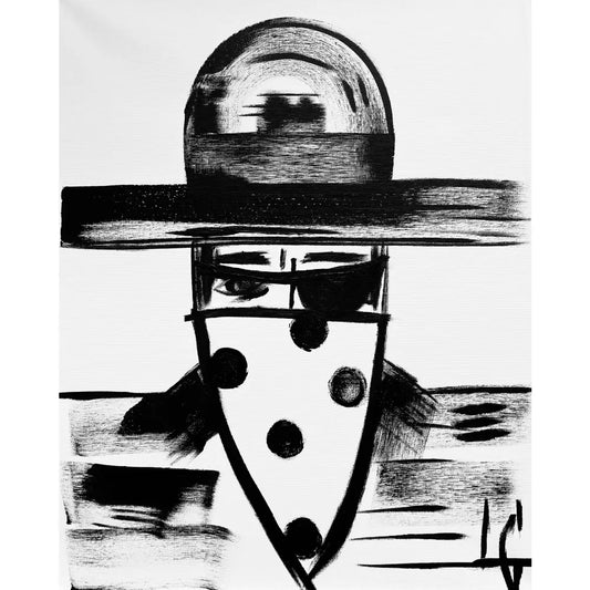 Man in Hat 741 - Sold Work