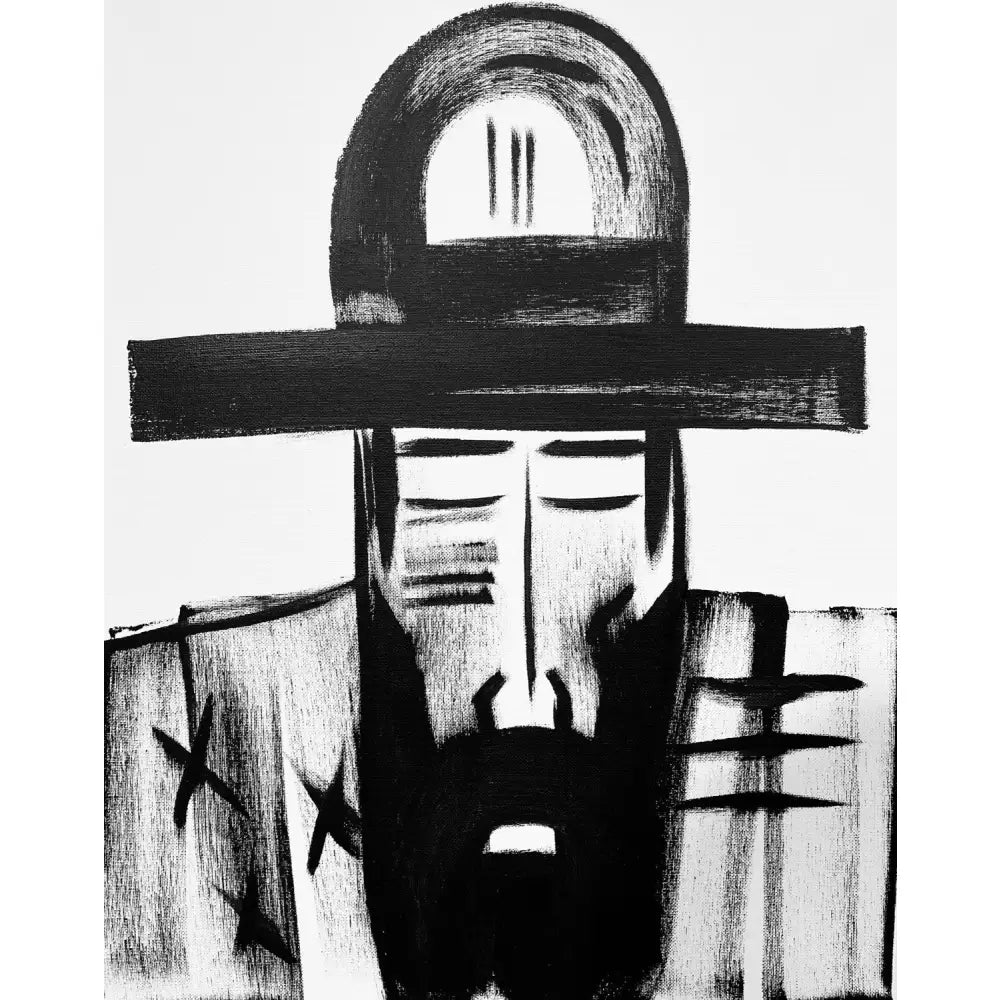 Man in Hat 766 - Sold Work