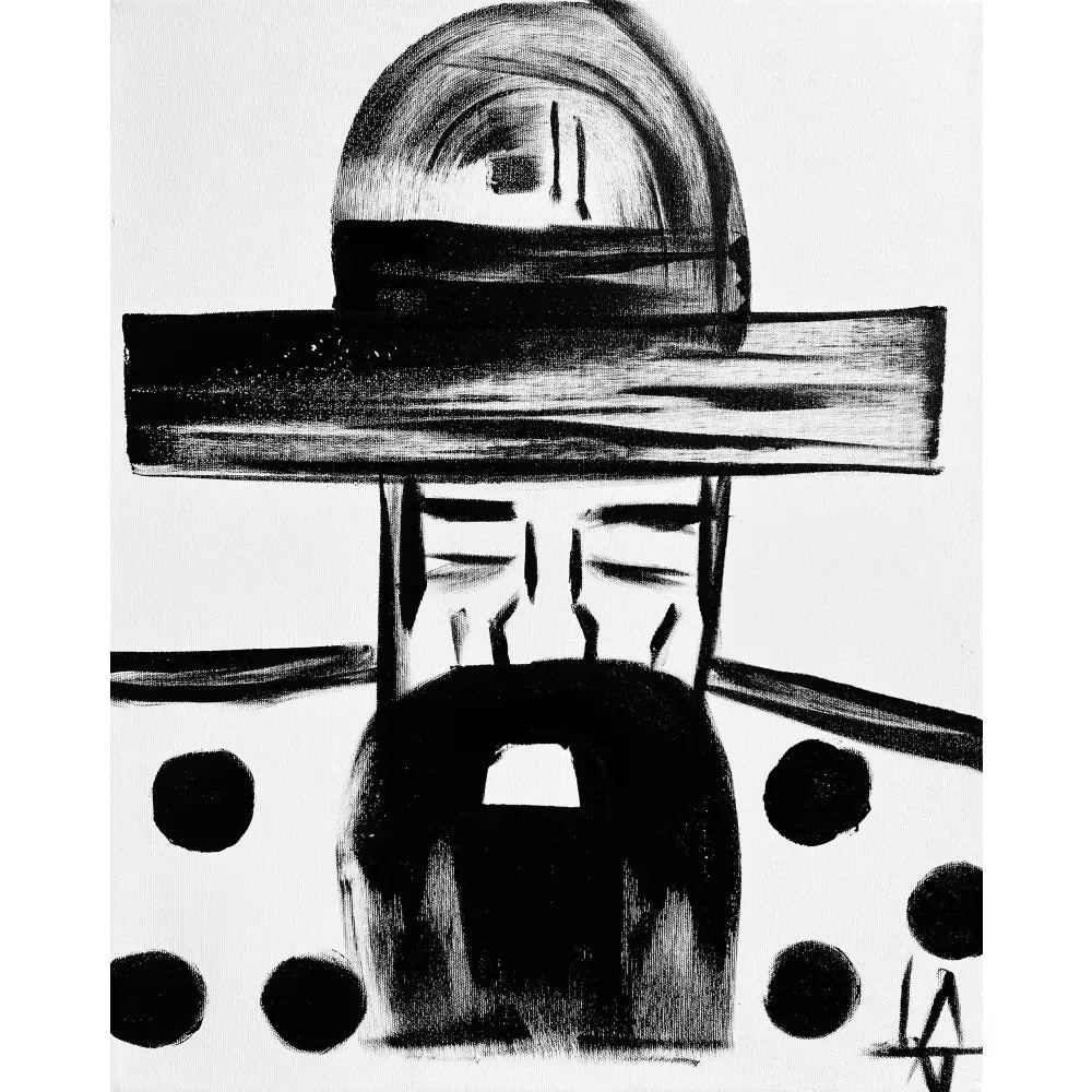 Man in Hat 792 - Sold Work