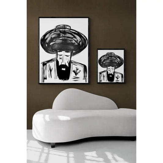 Man in Hat 848 Print - 16’x20’ - Prints