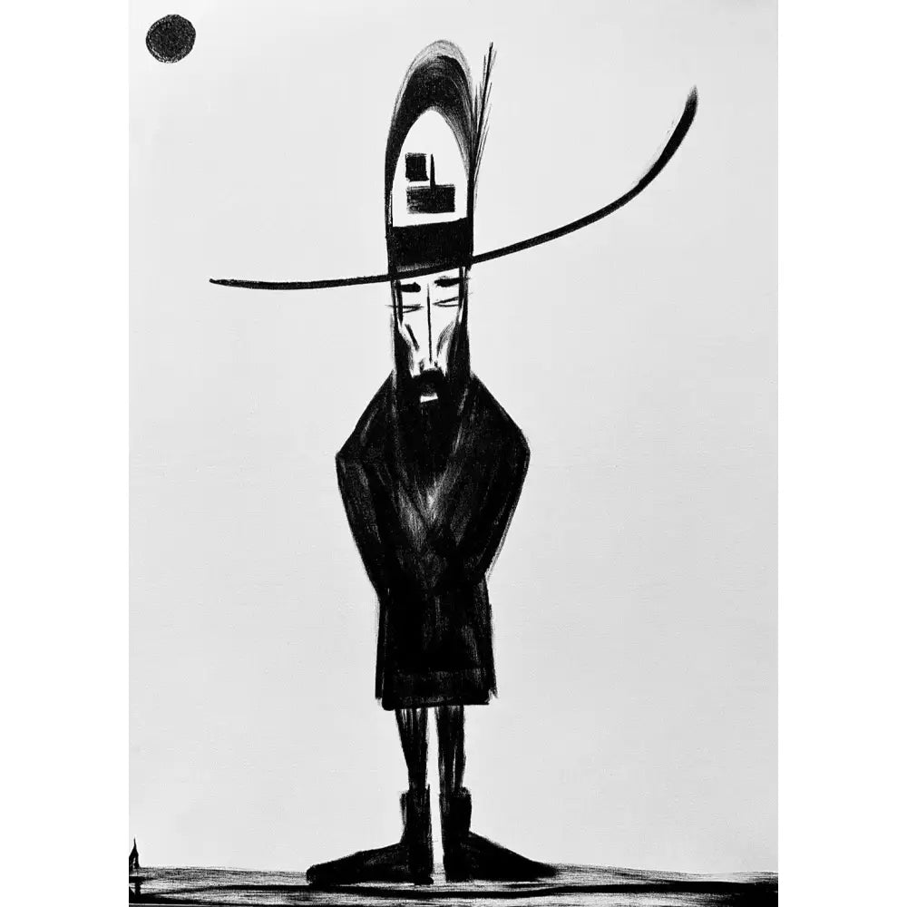 Man in Hat 878 - Sold Work