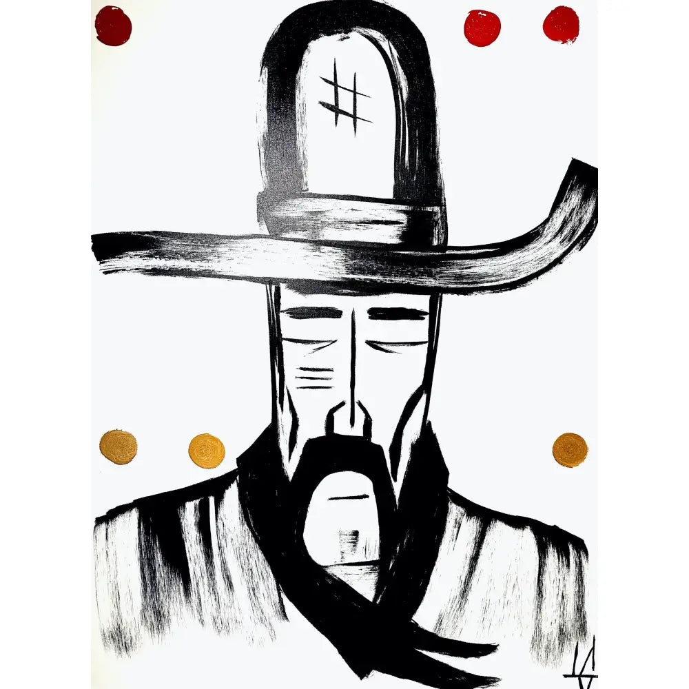 Man in Hat 913 - Sold Work