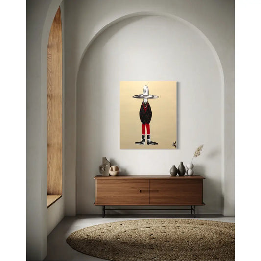 Man in Hat Standing 051