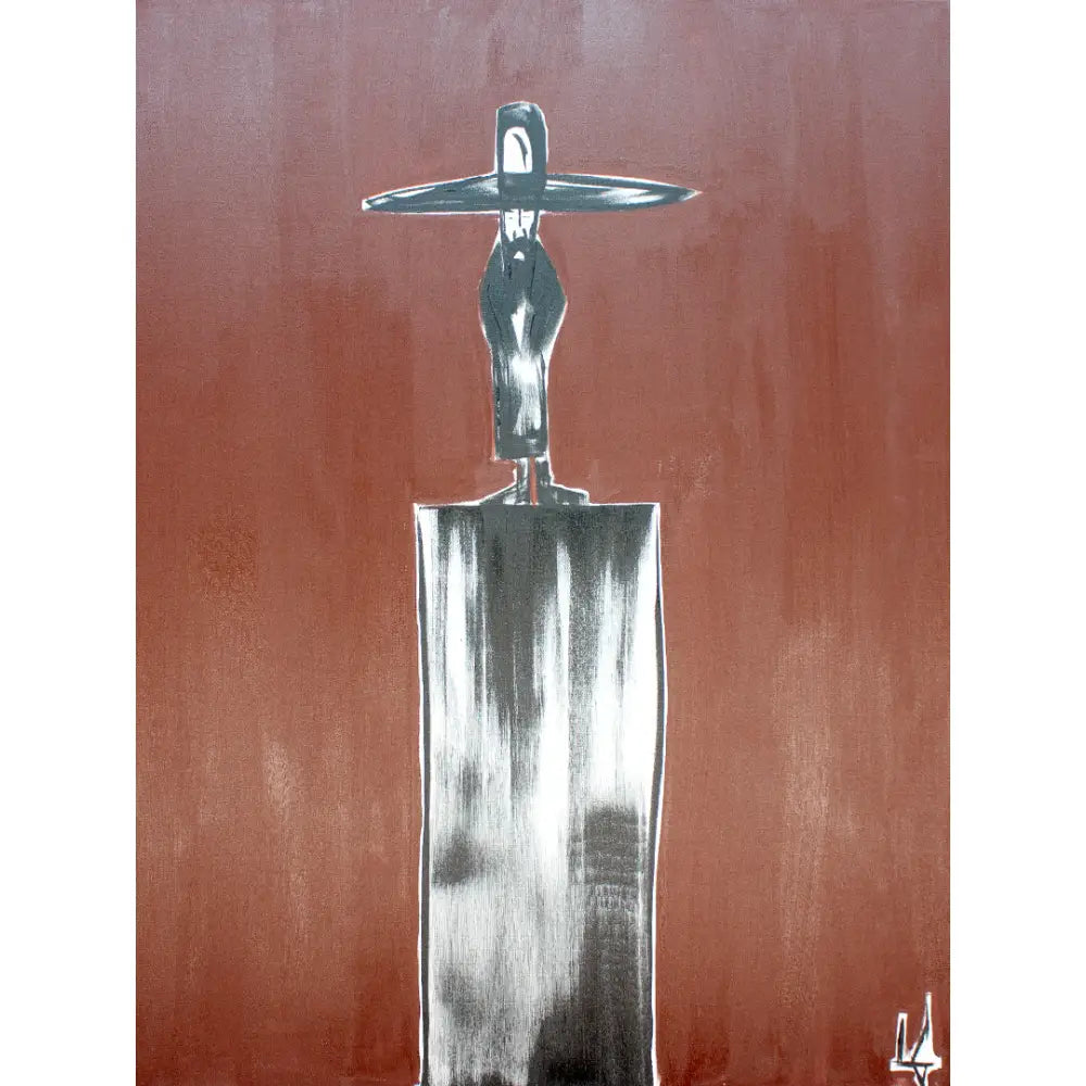 Man in Hat Standing 30