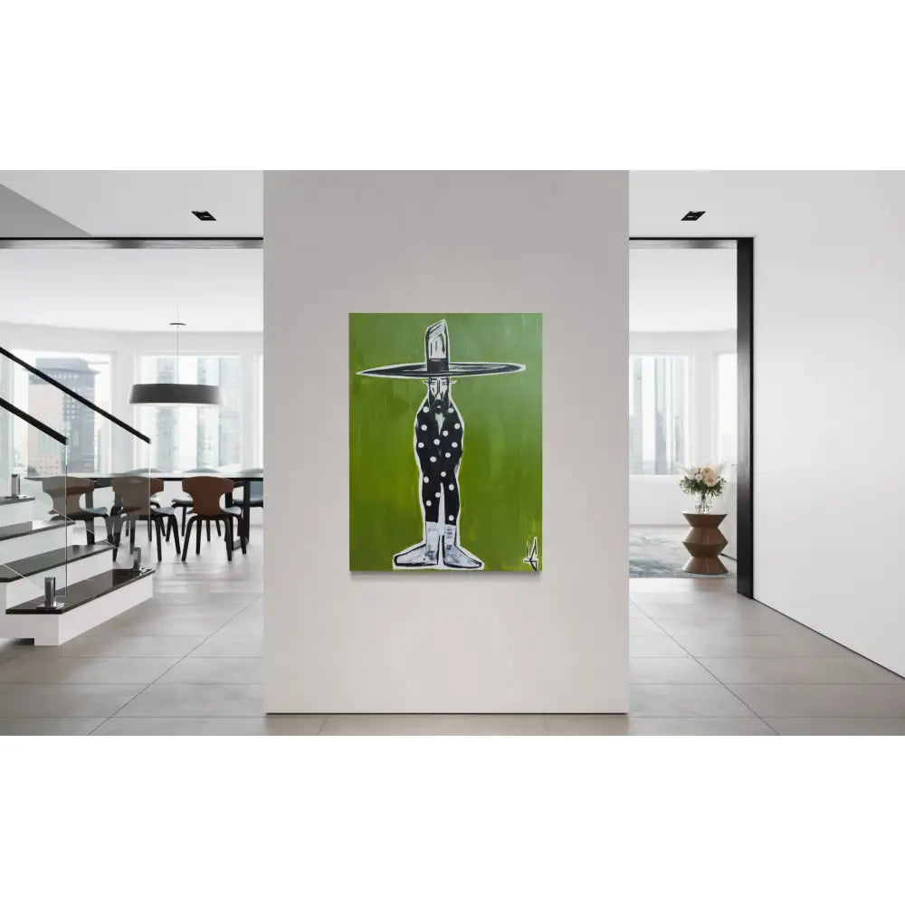 Man in Hat Standing 32