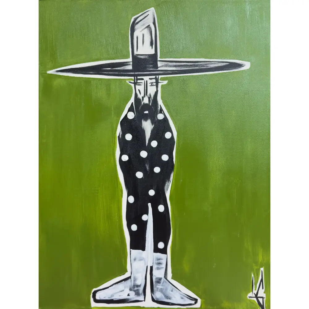 Man in Hat Standing 32