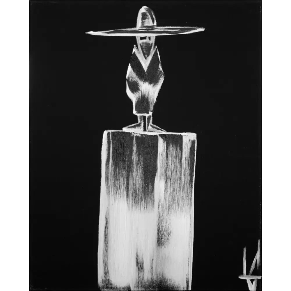 Man in Hat Standing 33