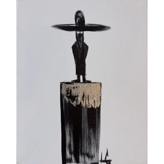 Man in Hat Standing 41