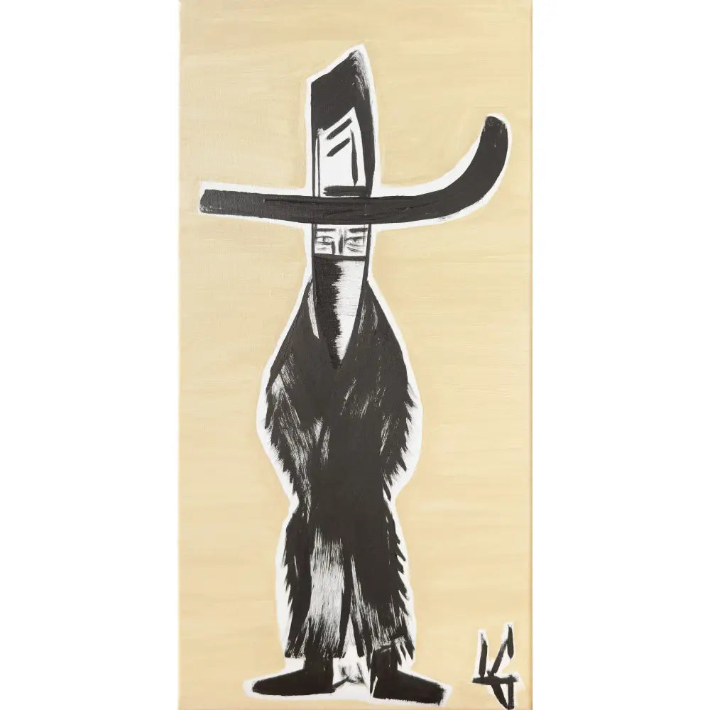 Man in Hat Standing 46