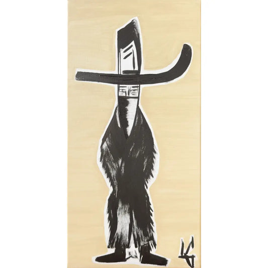 Man in Hat Standing 46