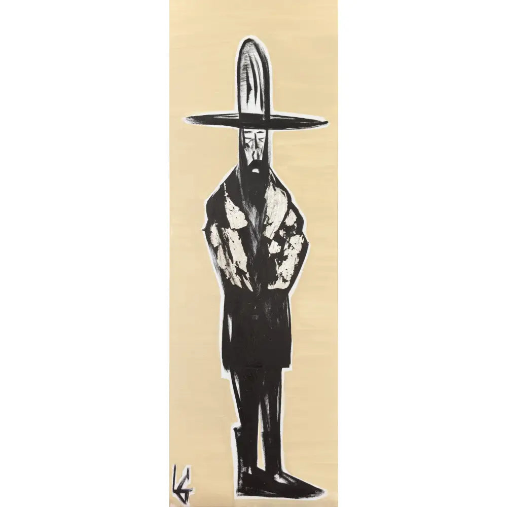 Man in Hat Standing 47