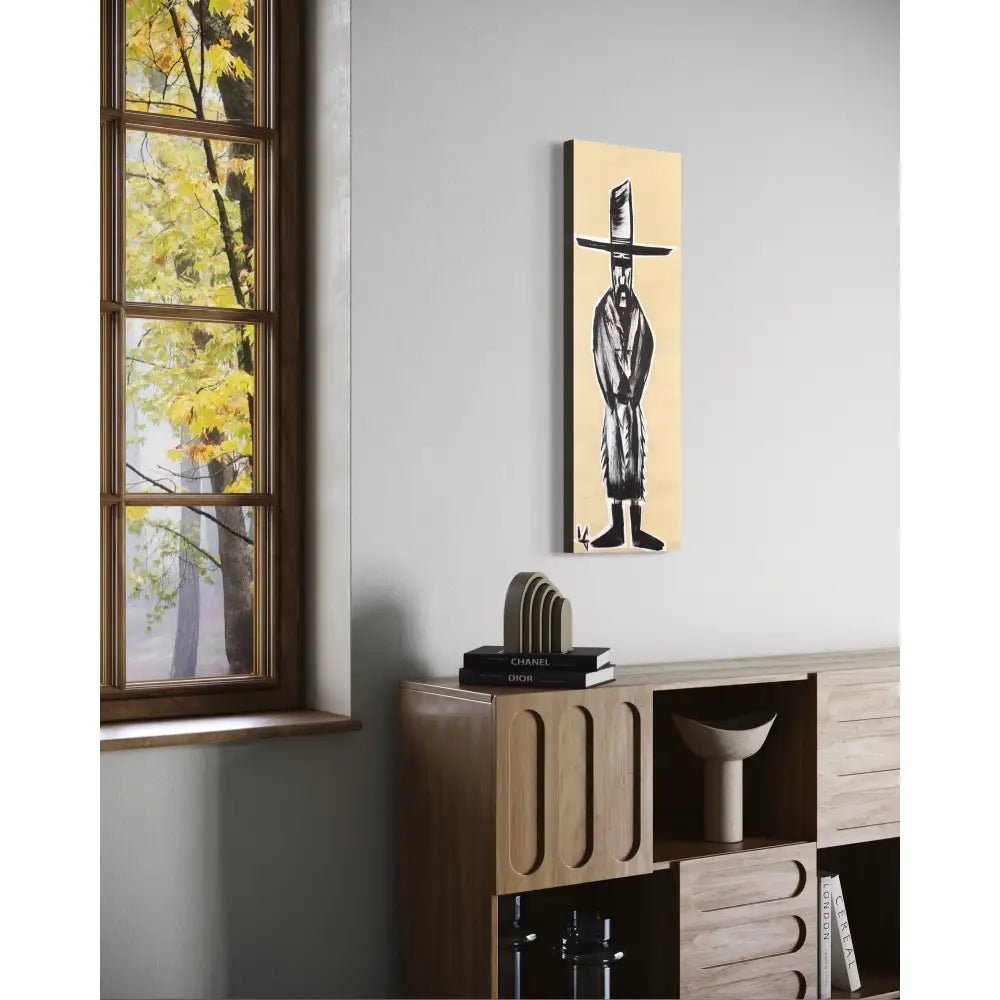 Man in Hat Standing 48