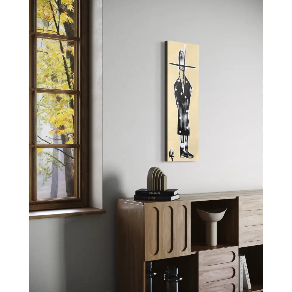 Man in Hat Standing 49