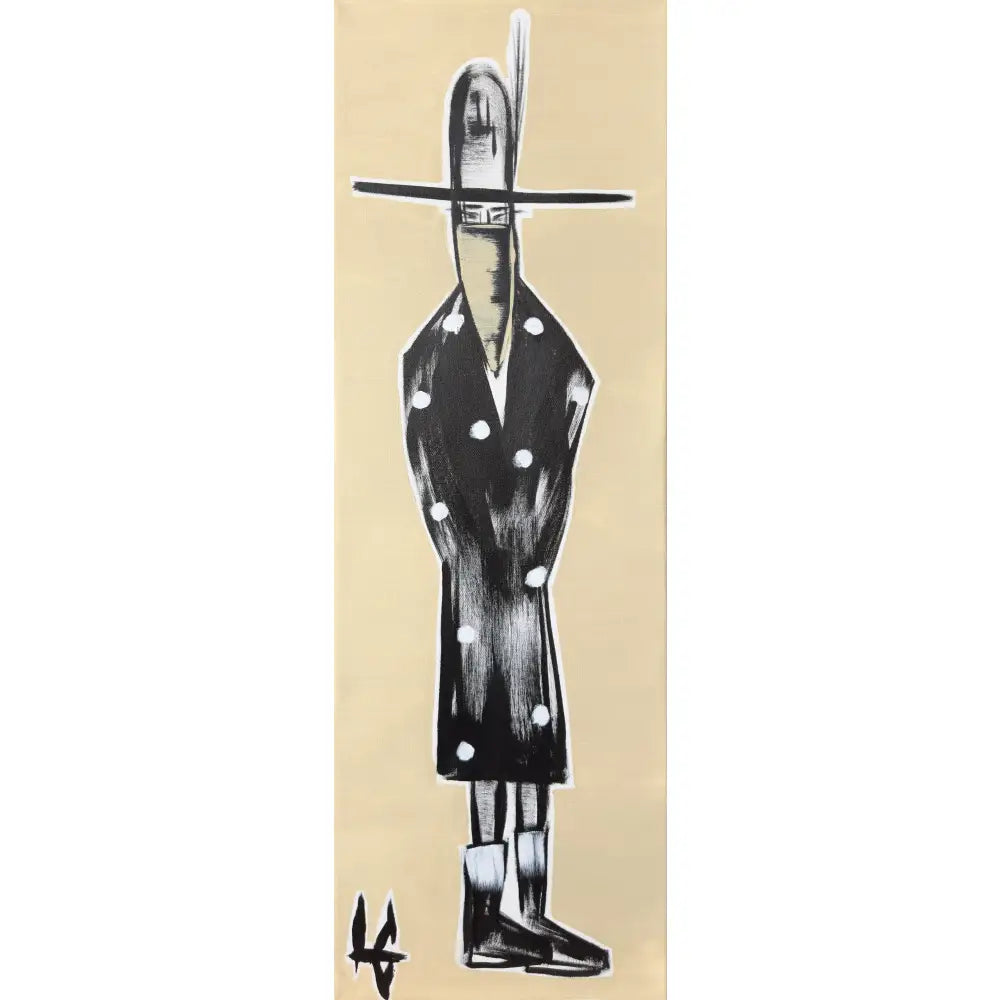 Man in Hat Standing 49