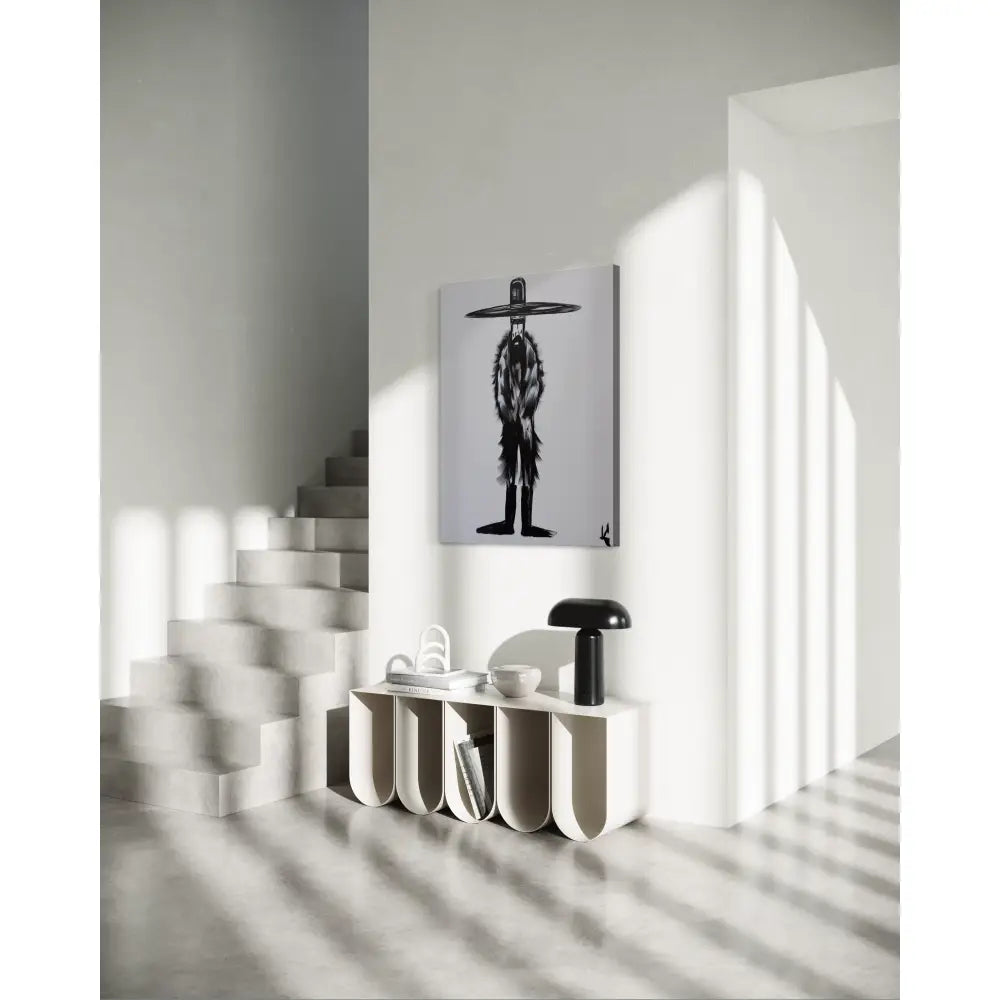 Man in Hat Standing 50