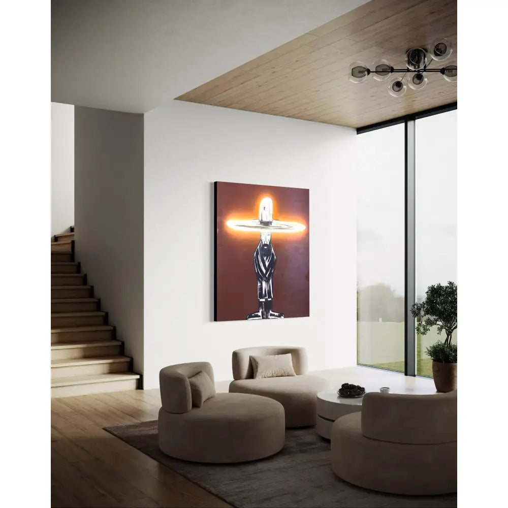 Neon Standing Cowboy