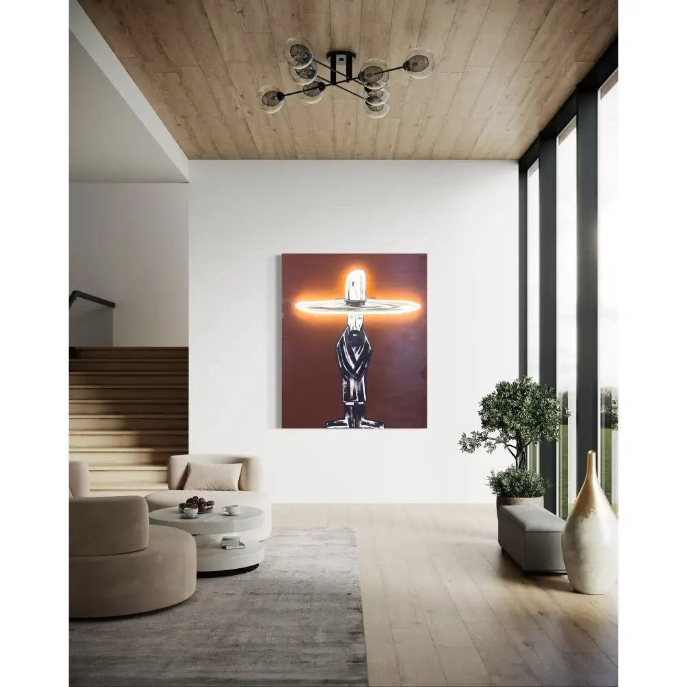 Neon Standing Cowboy