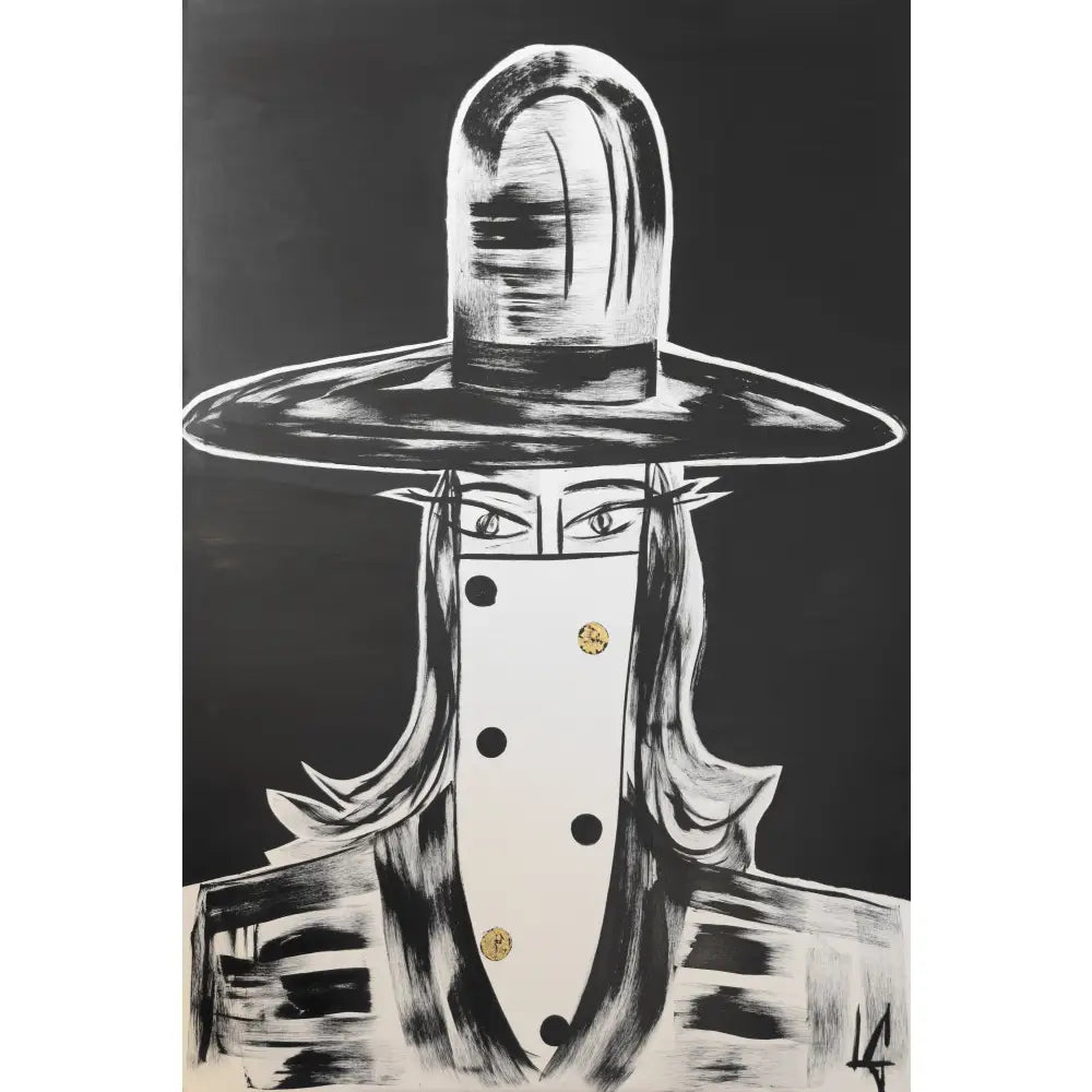 Woman in Hat 034